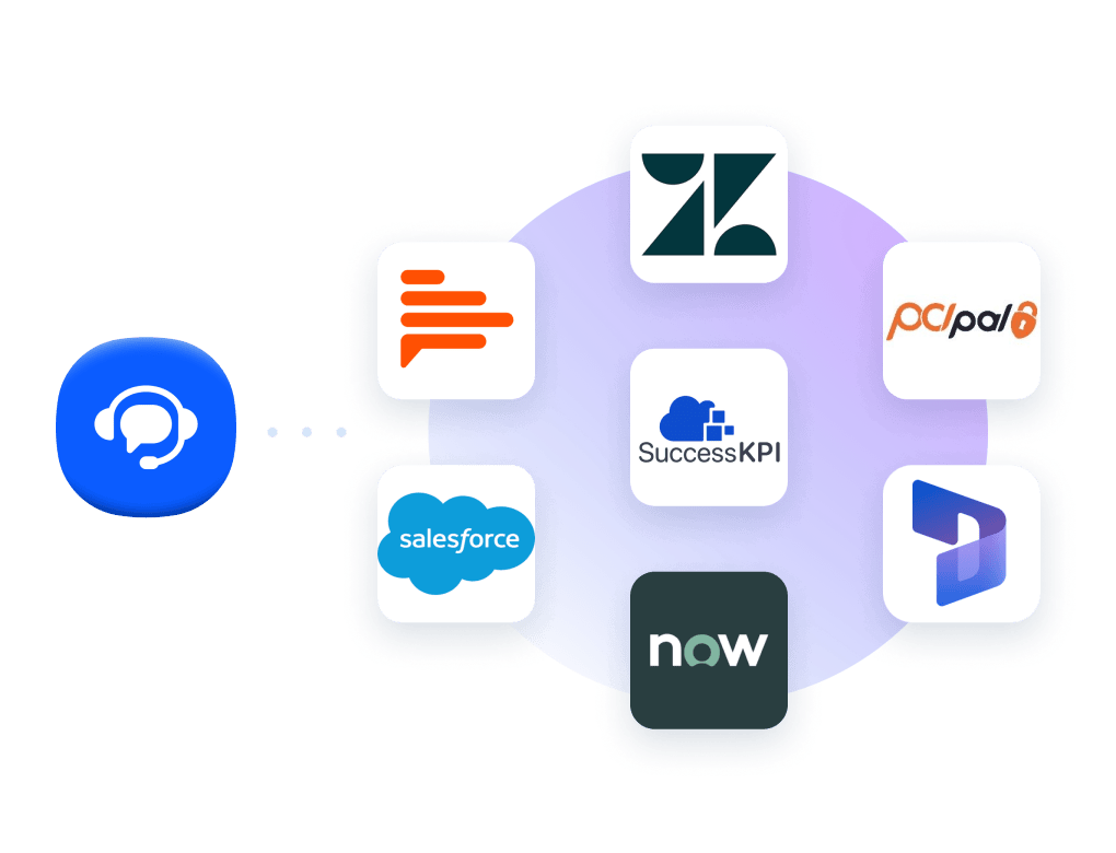 Customer service agent using Zoom Contact Center